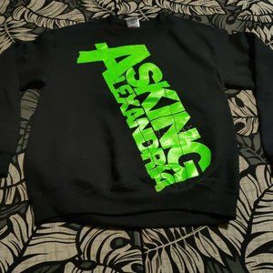 Asking Alexandria Concert Pullover Sz S Black Mens
